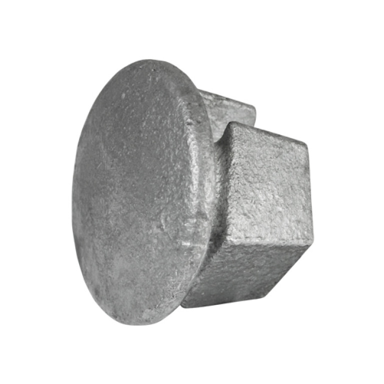 Buiskoppeling afsluitdop metaal - 33,7 mm