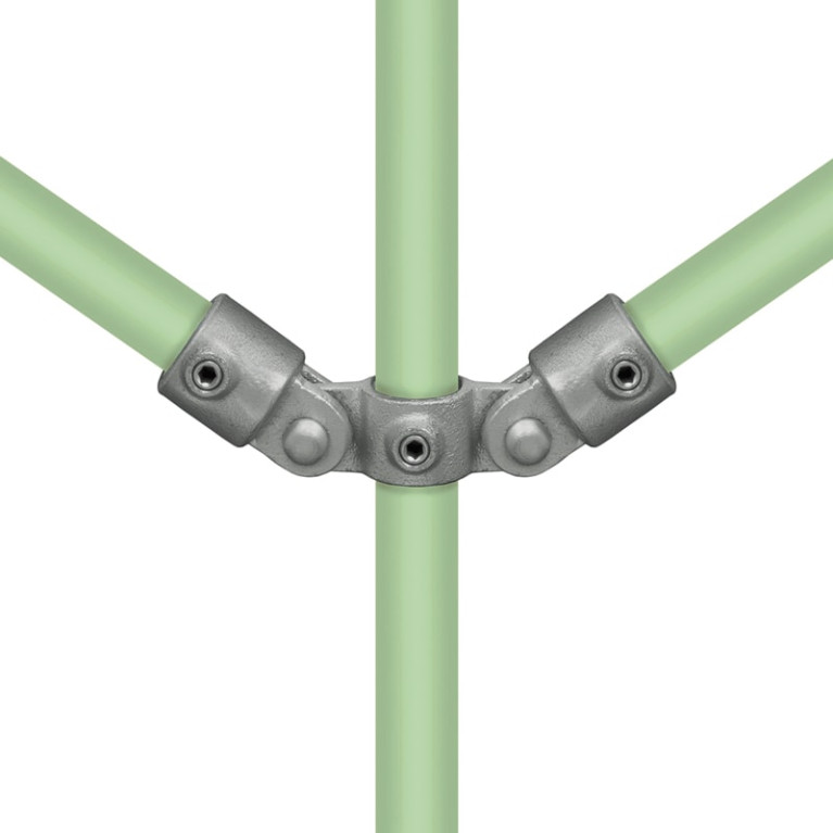 Buiskoppeling dubbel scharnier - 26,9 mm