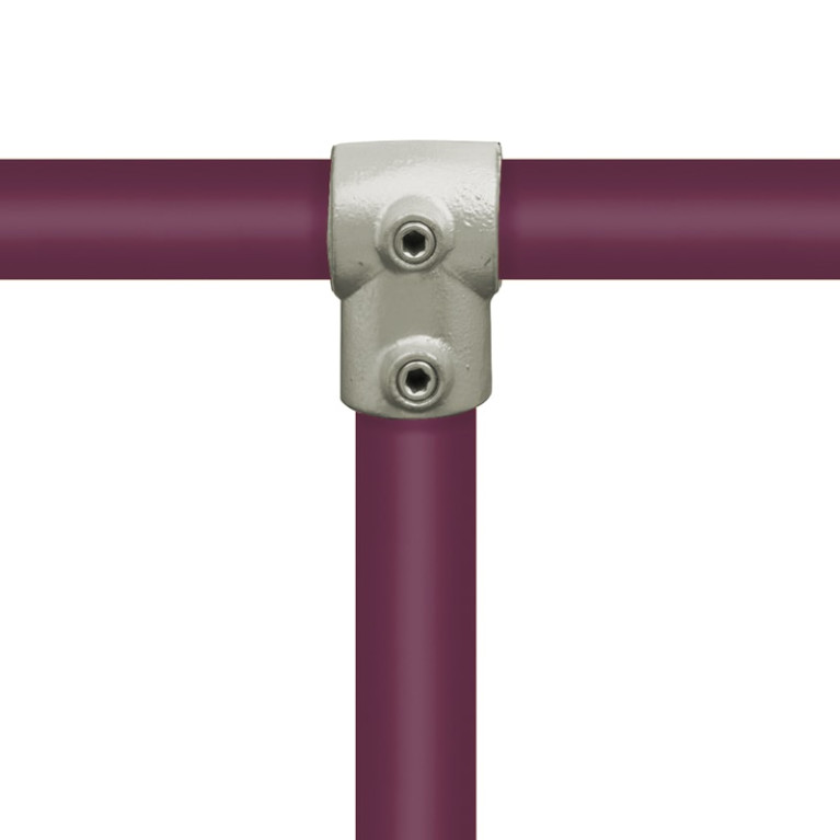 Kort T-stuk buiskoppeling 48,3mm