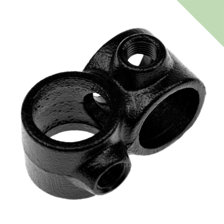 Buiskoppeling Kruisstuk 90⁰ Zwart - 26,9mm