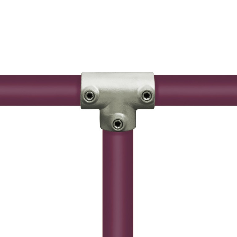 Buiskoppeling lang T-stuk 48,3mm