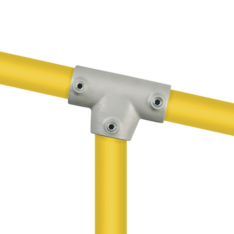 Lang T-stuk variabele hoek 33,7mm