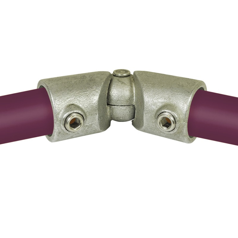 Buiskoppeling Verstelbaar Kniestuk - 48,3mm