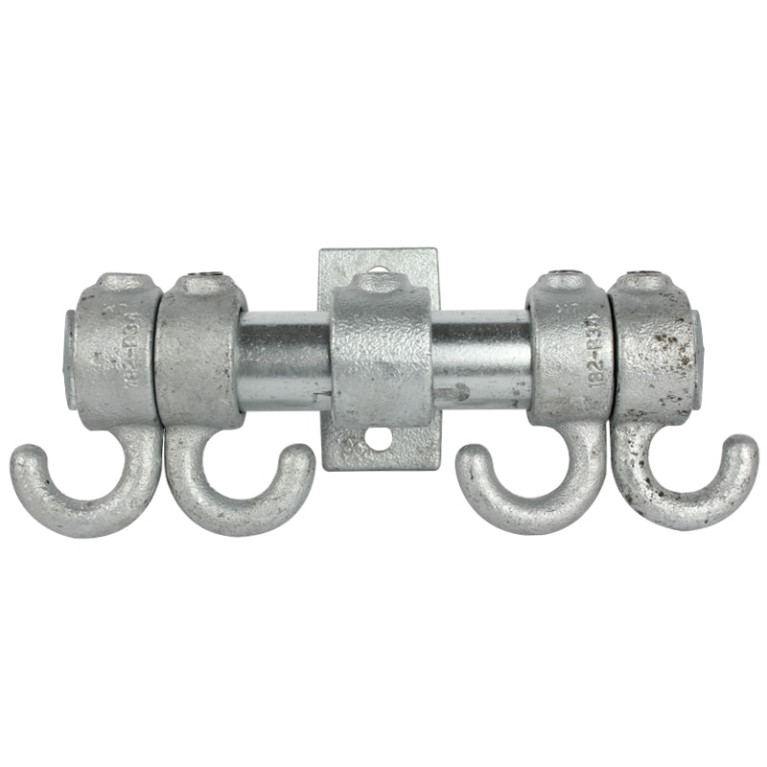 Steigerbuis Kapstok Haak Deluxe met dop - 26,9mm Detail Voorkant