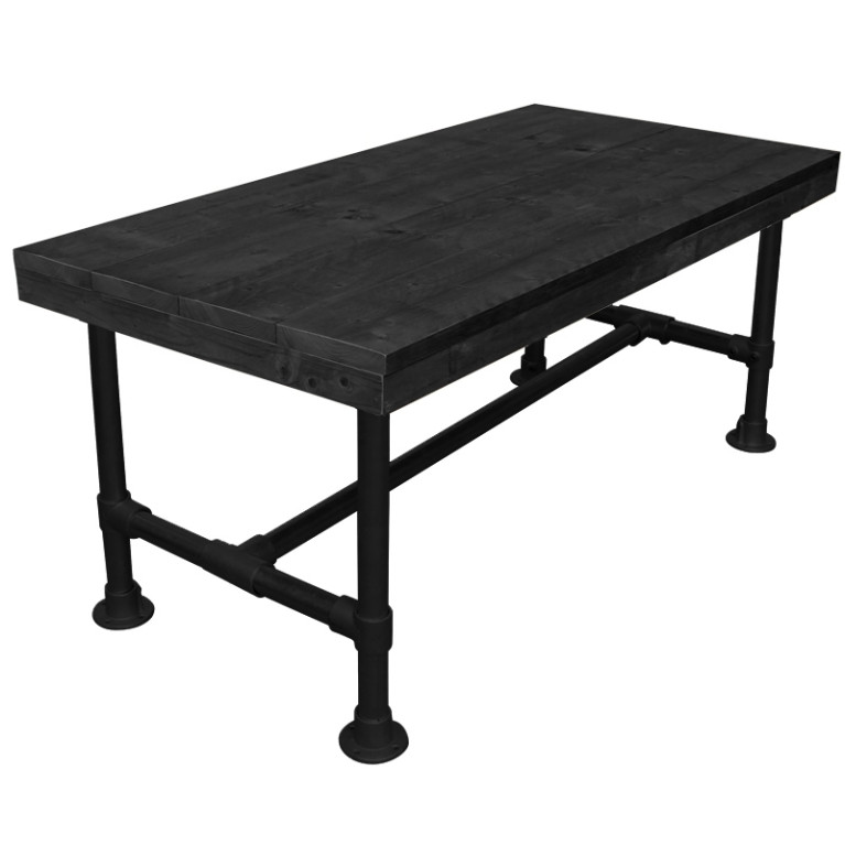 Steigerbuis Tafel Charcoal 80x120 cm