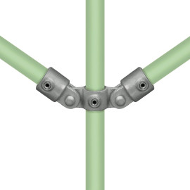 Buiskoppeling dubbel scharnier - 26,9 mm