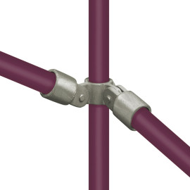 Buiskoppeling Dubbel Scharnier 90⁰ - 48,3mm