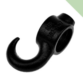 Buiskoppeling Haak Zwart - 26,9mm