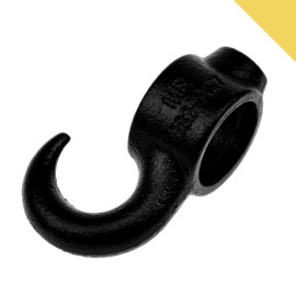 Buiskoppeling Haak Zwart 33.7mm