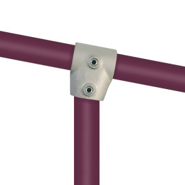 Buiskoppeling kort T-stuk variabele hoek 48,3mm