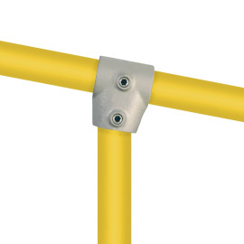 Buiskoppeling kort T-stuk variabele hoek 33,7mm