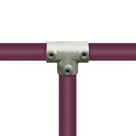 Buiskoppeling lang T-stuk 48,3mm