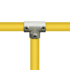 Buiskoppeling lang T-stuk 33,7mm