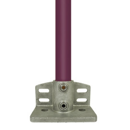 Buiskoppeling Schoprandvoetplaat - 48,3mm