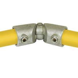Buiskoppeling verstelbaar kniestuk - 33,7 mm