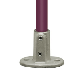 Buiskoppeling Voetplaat Ovaal - 48,3mm