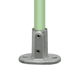 Buiskoppeling voetplaat ovaal - 26,9 mm