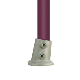 Buiskoppeling voetplaat ovaal variabele hoek - 48,3 mm