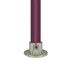 Buiskoppeling voetplaat rond - 48,3 mm