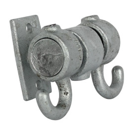 Steigerbuis Kapstok Haak met dop - 26,9mm Detail zijkant
