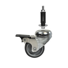 Buiskoppeling Zwenkwiel met Rem 50mm met expander
