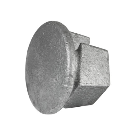 Buiskoppeling afsluitdop metaal - 26,9 mm