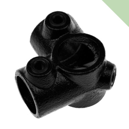 Buiskoppeling Hoekstuk 90⁰ Zwart - 26,9mm