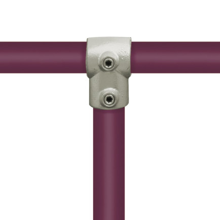 Kort T-stuk buiskoppeling 48,3mm