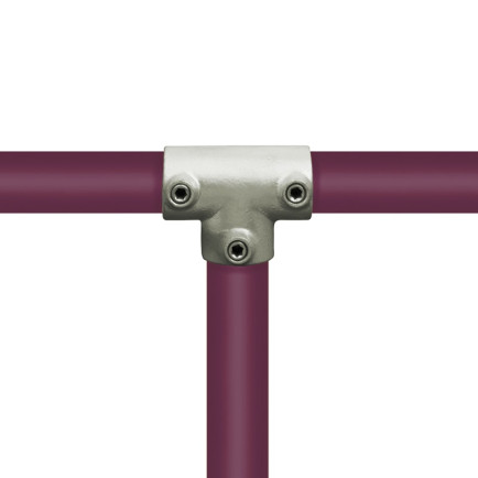 Buiskoppeling lang T-stuk 48,3mm