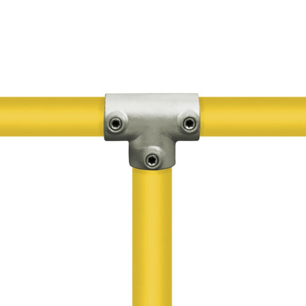 Buiskoppeling lang T-stuk 33,7mm