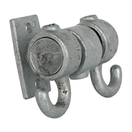 Steigerbuis Kapstok Haak met dop - 26,9mm Detail zijkant