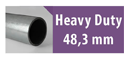 Steigerbuis buizen heavy duty 48,3 mm