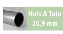 Steigerbuis buizen huis en tuin 26,9 mm