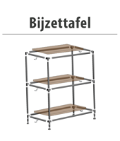 Steigerbuis bijzettafel Steigerbuis bijzettafel