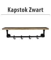Buiskoppeling Kapstok Zwart Buiskoppeling Kapstok Zwart