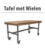 Steigerbuis Tafel met Wielen Buiskoppeling Tafel met Wielen