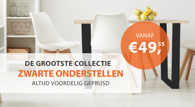 aktie banner zwarte onderstellen