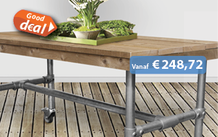 Steigerbuis Tafels op wielen