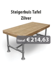 Steigerbuis Tafel Zilver