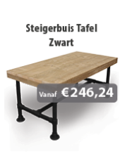 Steigerbuis Tafels Zwart